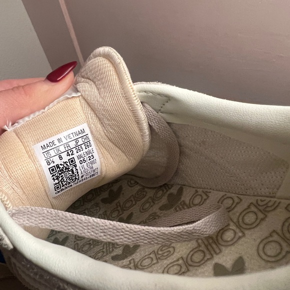 Adidas Men's Adidas Gazelle Wonbei/OWhite/CWhite - Picture 7 of 9